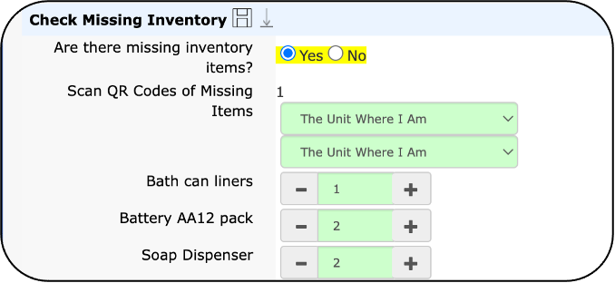 Scan Barcodes or QR Codes to Track Movement